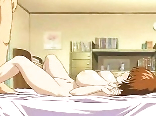 Busty Anime School Student Titfuck - 2 min